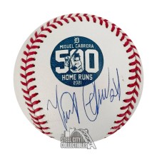 Miguel Cabrera Autographed Official 500 HR MLB Baseball - BAS