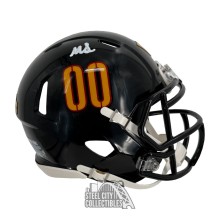 Mike Sainristil Autographed Washington Commanders ALT Mini Football Helmet - BAS