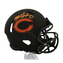 Mike Singletary Autographed Chicago Eclipse Mini Football Helmet - BAS