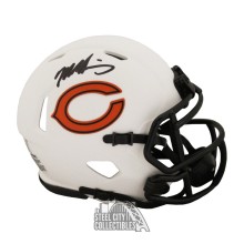 Mike Singletary Autographed Chicago Lunar Eclipse Mini Football Helmet - BAS