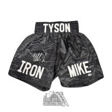 Mike Tyson Autographed Iron Mike Boxing Trunks - BAS