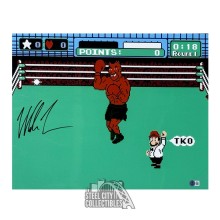 Mike Tyson Autographed 16x20 Tyson's Punch-Out Photo - BAS (Black Ink)