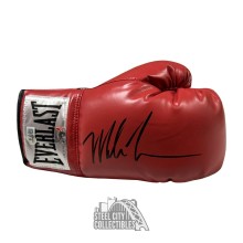 Mike Tyson Autographed Everlast Red Boxing Glove - BAS (Right)