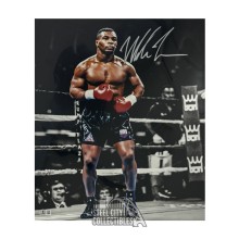 Mike Tyson Autographed USA 16x20 Photo- BAS