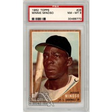 Minnie Minoso 1962 Topps Card #28 PSA 8 NM-MT