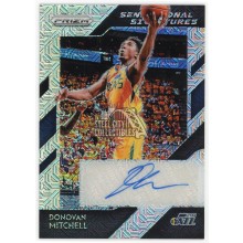 Donovan Mitchell 2018-19 Panini Prizm Sensational Signatures Mojo Prizm 15/25