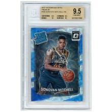 Donovan Mitchell 2017-18 Panini Donruss Optic Rated Rookie Premium Card #188 237/249 BGS 9.5 Gem Mint