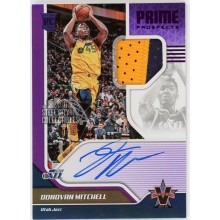 Donovan Mitchell 2017 Vanguard Prime Prospects Rookie Patch Auto Card #132 11/25