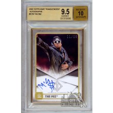 The Miz 2020 Topps Transcendent WWE Autograph Card #A-TM /25 BGS 9.5