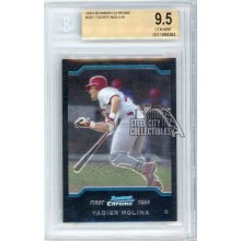 Yadier Molina 2004 Bowman Chrome 1st Card #301 BGS 9.5 (No Subgrades)