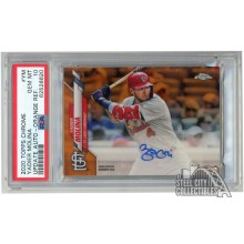 Yadier Molina 2020 Topps Chrome Orange Refractor Auto 06/25 PSA 10 Gem Mint