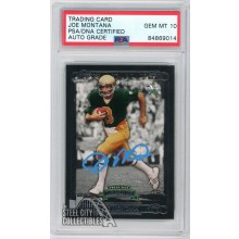 Joe Montana 2008 Press Pass Legends Autograph Card #75 PSA/DNA 10 (Light Blue)