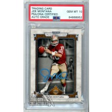 Joe Montana 2013 Topps Museum Autograph Card #56 PSA/DNA 10 (Light Blue)