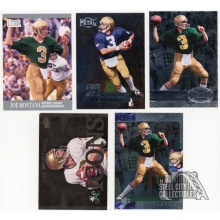 Joe Montana Assorted 2013 Collegiate Football 106 Card Lot