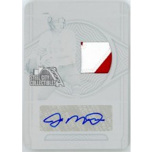 Joe Montana 2021 Panini National Treasures Patch Autograph Printing Plate Card #MS-JM 1/1