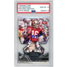 Joe Montana 2015 Panini Rookies & Stars Autograph Card #SS16 PSA/DNA 10