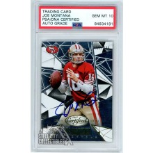 Joe Montana 2015 Panini Certified Autograph Card #101 /999 PSA/DNA 10