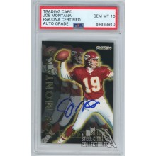 Joe Montana 1994 Fleer All Pro Autograph Card # 7 of 24 PSA/DNA 10