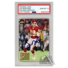 Joe Montana 1994 Upper Deck Collector's Choice Autograph Card #36 PSA/DNA 10