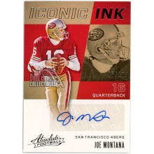 Joe Montana 2017 Panini Absolute Iconic Ink Auto 7/10