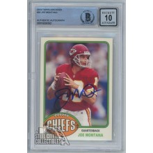 Joe Montana 2013 Topps Archives Autograph Card #50 BAS 10