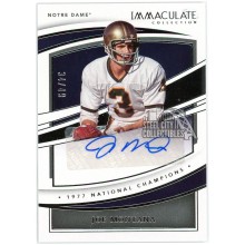 Joe Montana 2022 Panini Immaculate Collegiate Champions Auto 34/49
