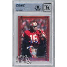 Joe Montana 2000 Upper Deck NFL Legends Autograph Card #M1 BAS 10