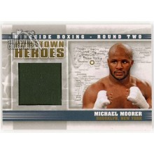 Michael Moorer 2011 ITG Ringside Boxing Hometown Heroes Gold Trunks Card #HH-14 /10