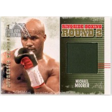 Michael Moorer 2011 ITG Ringside Boxing Gold Trunks Card #AM-40 /10