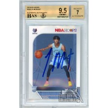 Ja Morant 2019-20 Panini Hoops Autograph Rookie Card #259 BGS 9.5 BAS 7