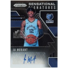 Ja Morant 2019-20 Panini Prizm Sensational Signatures Rookie Autograph Card #SS-JMT