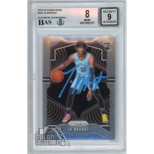 Ja Morant 2019-20 Panini Prizm Autograph Rookie Card #249 BGS 8 BAS 9 (Blue)