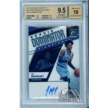 Ja Morant 2019-20 Panini Donruss Optic Rookie Auto Card 47/99 BGS 9.5 Auto 10