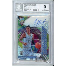 Ja Morant 2019-20 Panini Spectra Meta Prizm Rookie Auto Card 21/25 BGS 9 Auto 10