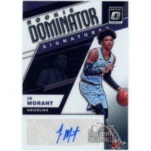 Ja Morant 2019-20 Panini Donruss Optic Dominator Rookie Autograph Card 57/99