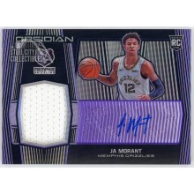 Ja Morant 2019-20 Panini Obsidian Purple Rookie Patch Autograph Card #203 71/75