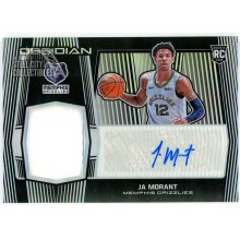 Ja Morant 2019-20 Panini Obsidian Rookie Patch Autograph Card #203 30/99