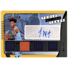 Ja Morant 2019-20 Panini Absolute Tools of the Trade Rookie Jersey Auto 174/175