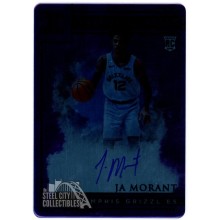 Ja Morant 2019-20 Panini Impeccable Stainless Purple Rookie Autograph Card 27/49