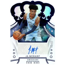 Ja Morant 2019-20 Panini Crown Royale Blue Rookie Autograph Card 23/25