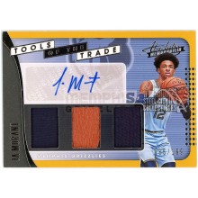 Ja Morant 2019-20 Panini Absolute Tools of the Trade Rookie Jersey Auto 85/199