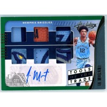 Ja Morant 2019-20 Panini Absolute Memorabilia Green Rookie 6 Relic Auto Card 1/5