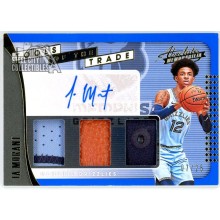 Ja Morant 2019-20 Panini Absolute Mem. Rookie Triple Relic Autograph Card 07/25