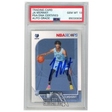 Ja Morant 2019-20 Panini Hoops Autograph Rookie Card #259 PSA/DNA 10