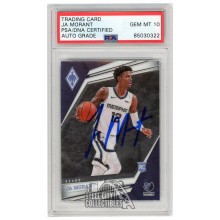 Ja Morant 2019-20 Panini Chronicles Phoenix Autograph Rookie Card #580 PSA/DNA 10
