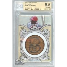 Joe Morgan 2020 Topps Sterling Game-Used Bat Knob Card #BK-JM 1/1 BGS 9.5