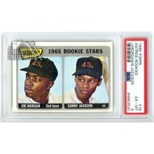 Joe Morgan & Sonny Jackson 1965 Topps Rookie Stars Card #16 PSA 6 EX-MT (520)