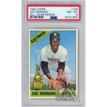 Joe Morgan 1966 Topps All-Star Rookie Card #195 PSA 8 NM-MT