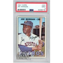 Joe Morgan 1967 Topps Card #337 PSA 9 Mint