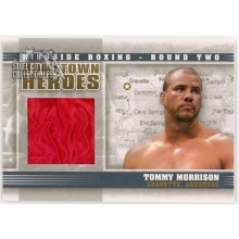 Tommy Morrison 2011 ITG Ringside Boxing Hometown Heroes Gold Trunks Card #HH-19 /10